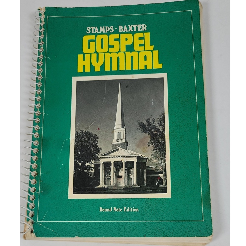 Vintage Stamps-Baxter Gospel Hymnal Round Note Edition 1975 Spiral Bound Book